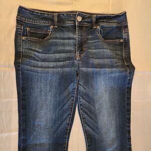 American Eagle Jeans Womens 12 Kick Boot Cut Stretch Cowgirl Rodeo Flare Rancher